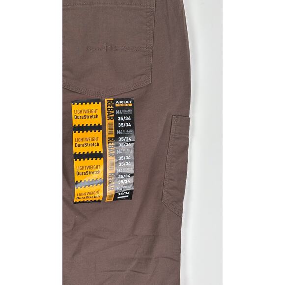 Ariat Rebar M4 Durastretch Straight Leg Work Pants 10034622 Mens 35x34 New - Picture 6 of 10